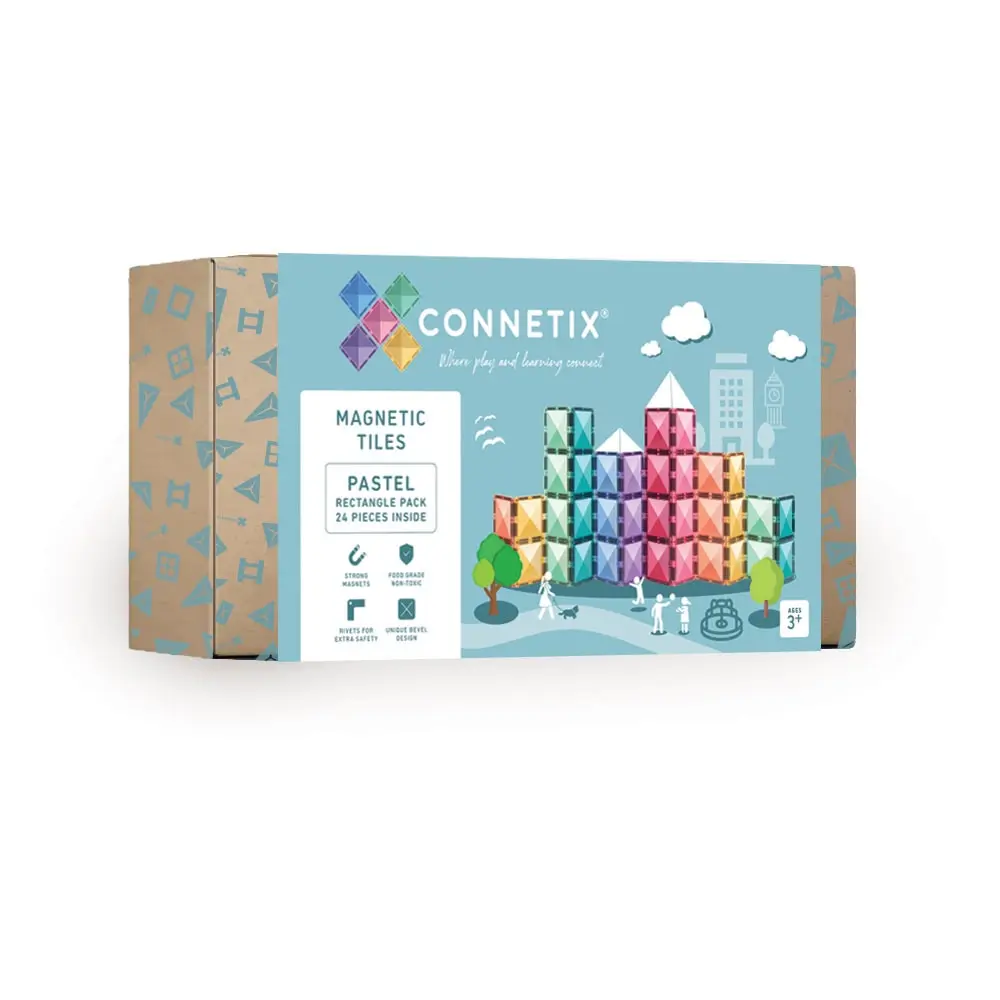Ractangle Pack Magnetsæt 24 Dele Pastel