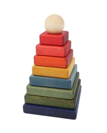 Rainbow Pyramid Stabletårn Wooden Story