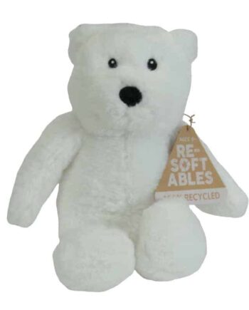 Resoftables Bamse Hvid 25 Cm
