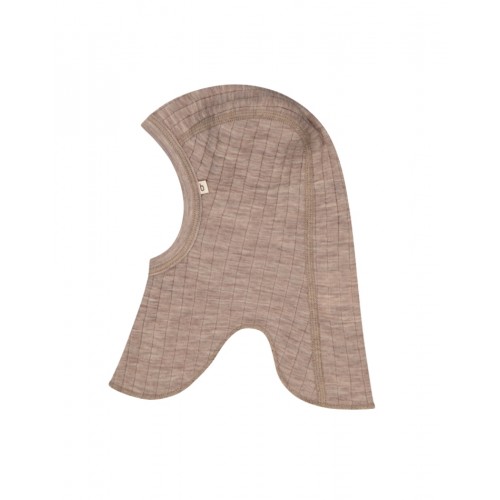 Rib Elefanthue   100  Merino Uld  Tynd Kvalitet  Oeko-texâ  50 56 Beige Melange