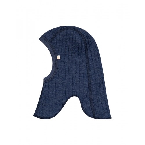 Rib Elefanthue   100  Merino Uld  Tynd Kvalitet  Oeko-texâ  50 56 Navy Melange