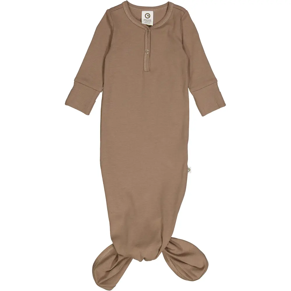 Rib Soveposedragt Med Knude Walnut 62