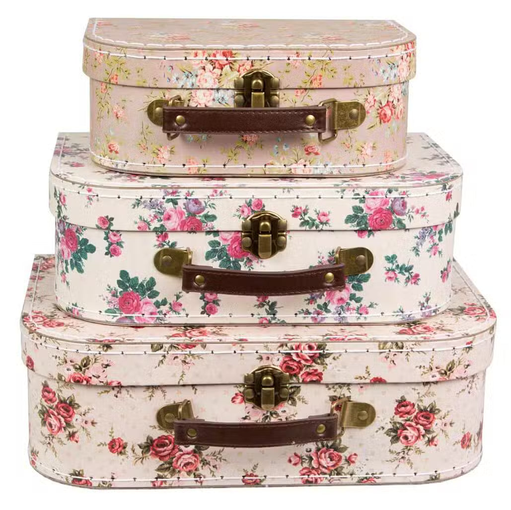 Sass   Belle Kuffertsæt Vintage Rose