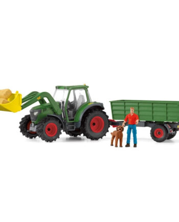 Schleich Traktor Med Trailer