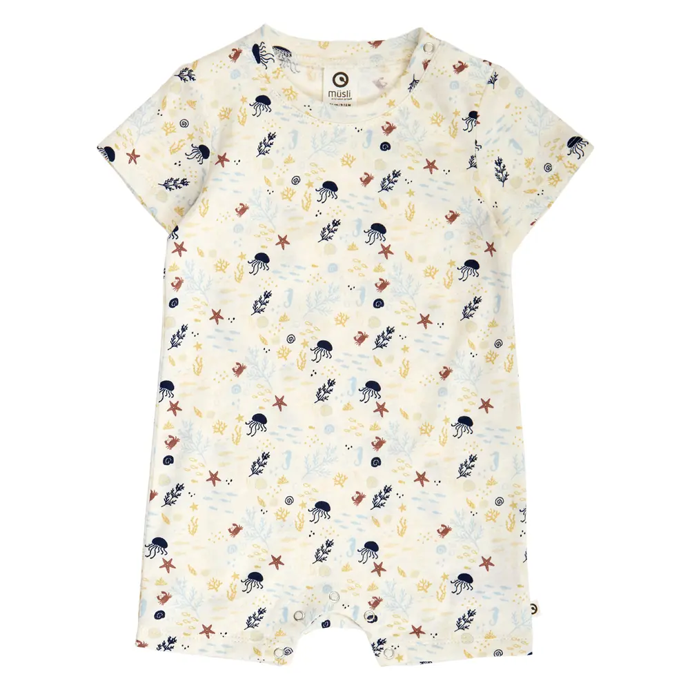 Sea Printet Sommerdragt Tofu  Hemp  Navy 62