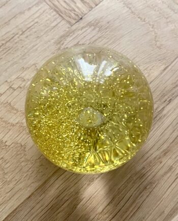 Sensorisk Glitterbold   Stk  Gul