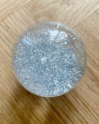 Sensorisk Glitterbold   Stk  Sølv