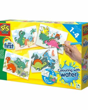Ses Creative Mal Med Vandfarver Dinosaur