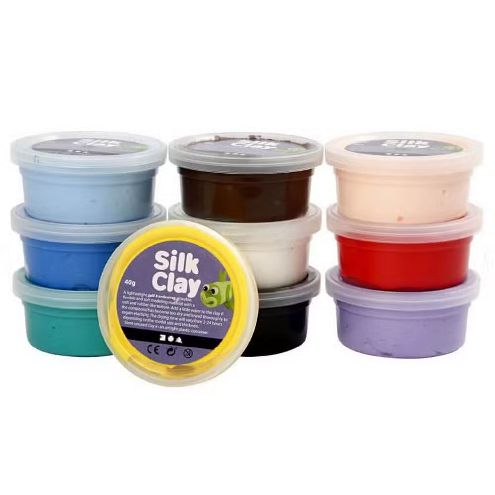 Silk Clay 10   40g Basis Farver