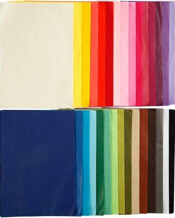 Silkepapir A4 300 Ark Assorterede Farver
