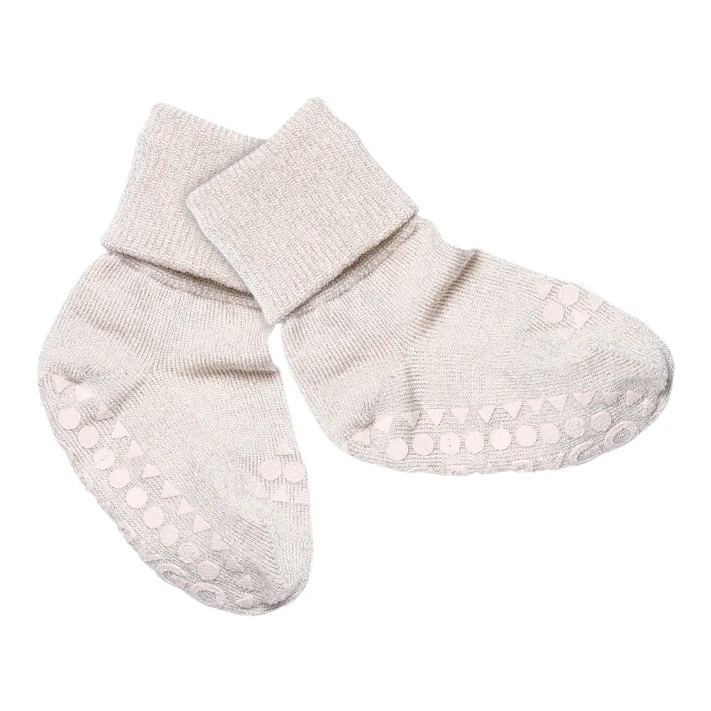 Skridsikre Strømper Bamboo Ivory Glitter 23 26