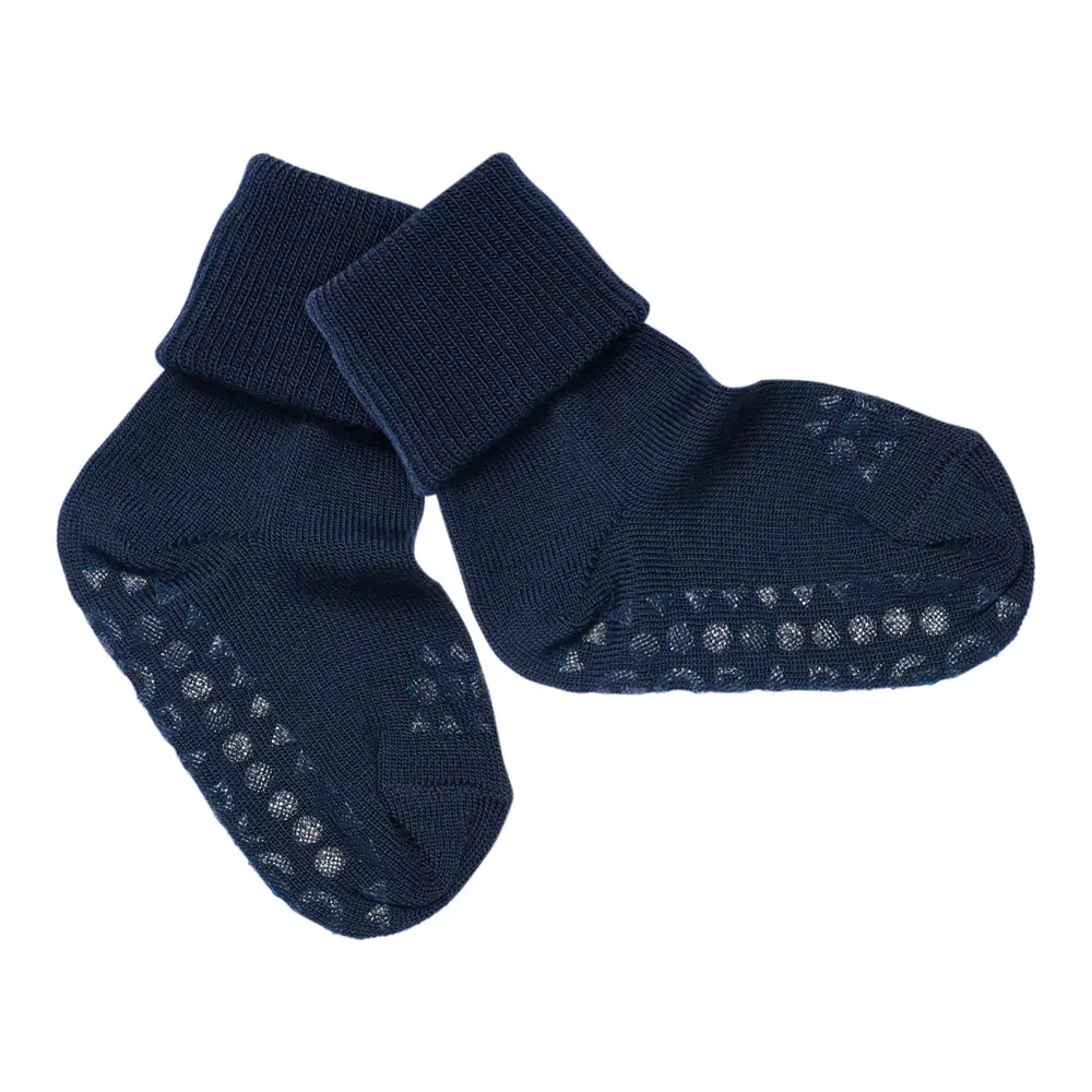 Skridsikre Strømper  Merino Uld Midning Blue 27 30