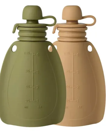 Smoothie Flaske   Pak Moss Green  Caramel