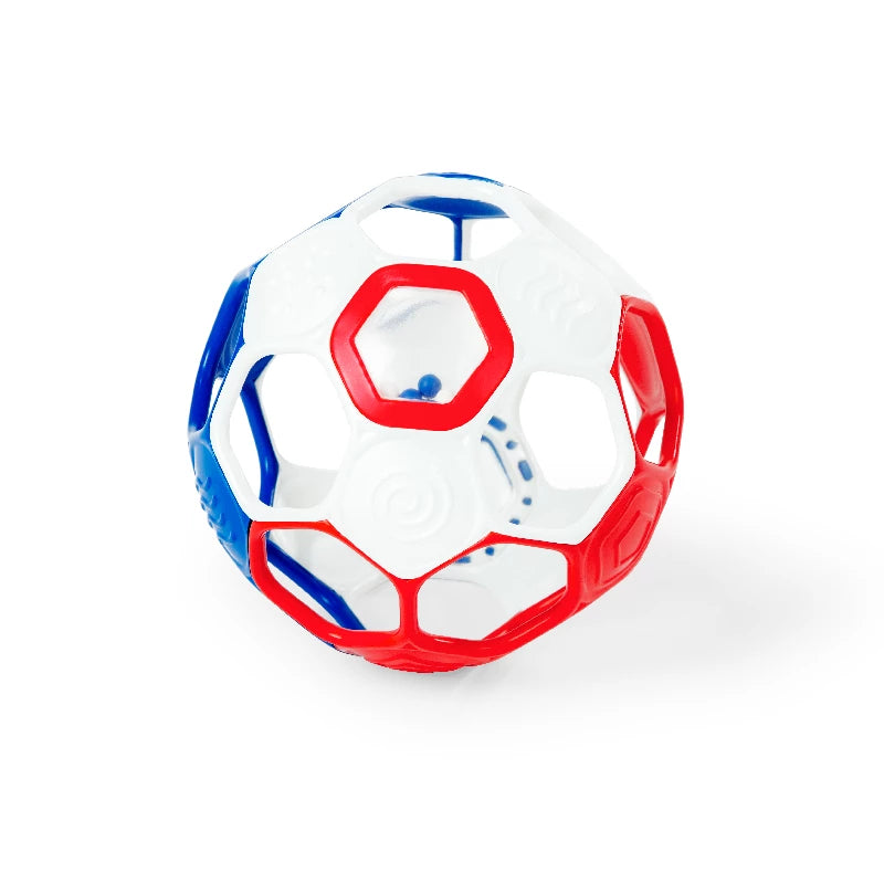 Soccer Oball Fodbold  Rød Hvid Blå