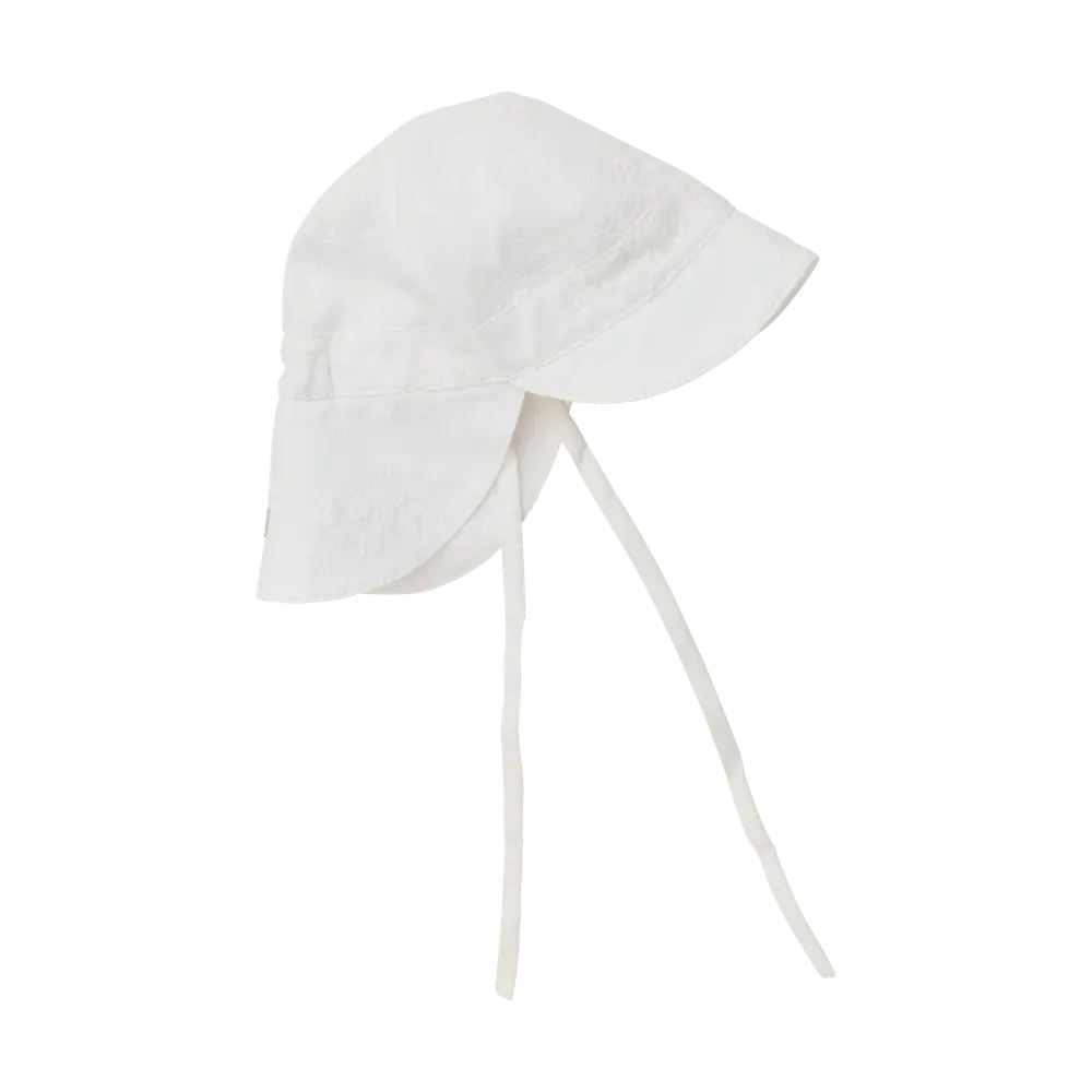 Sommerhat Broderi Antique White  -  Mdr
