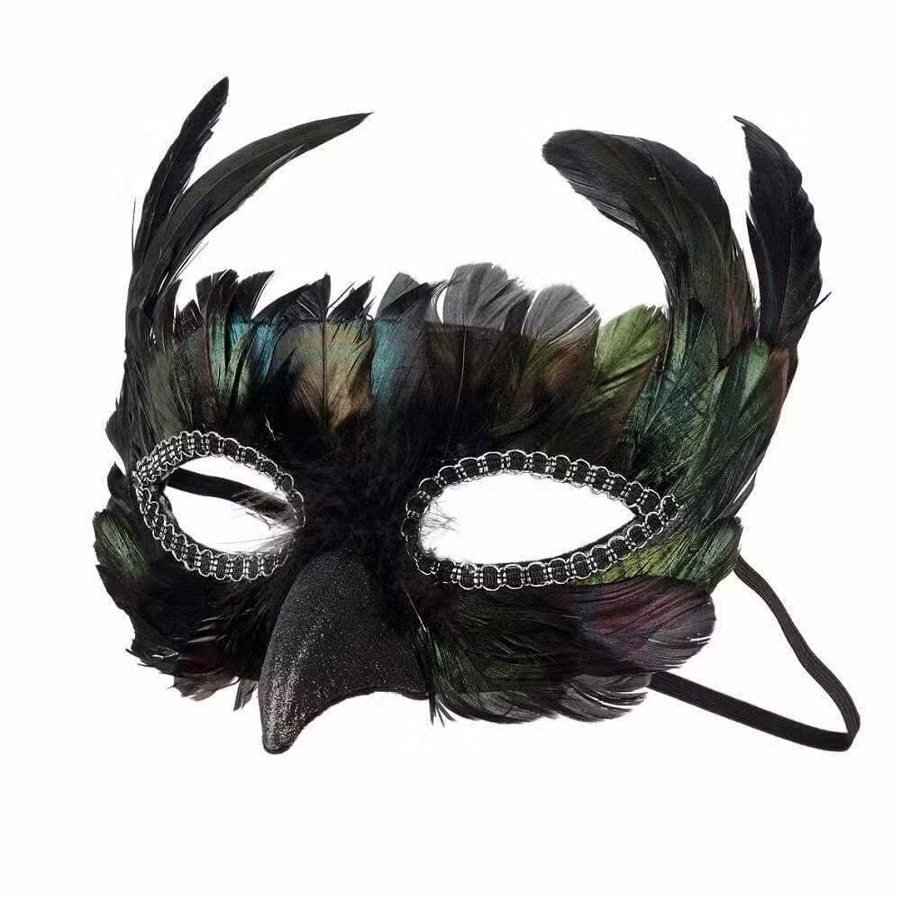 Souza Maske Med Fjer
