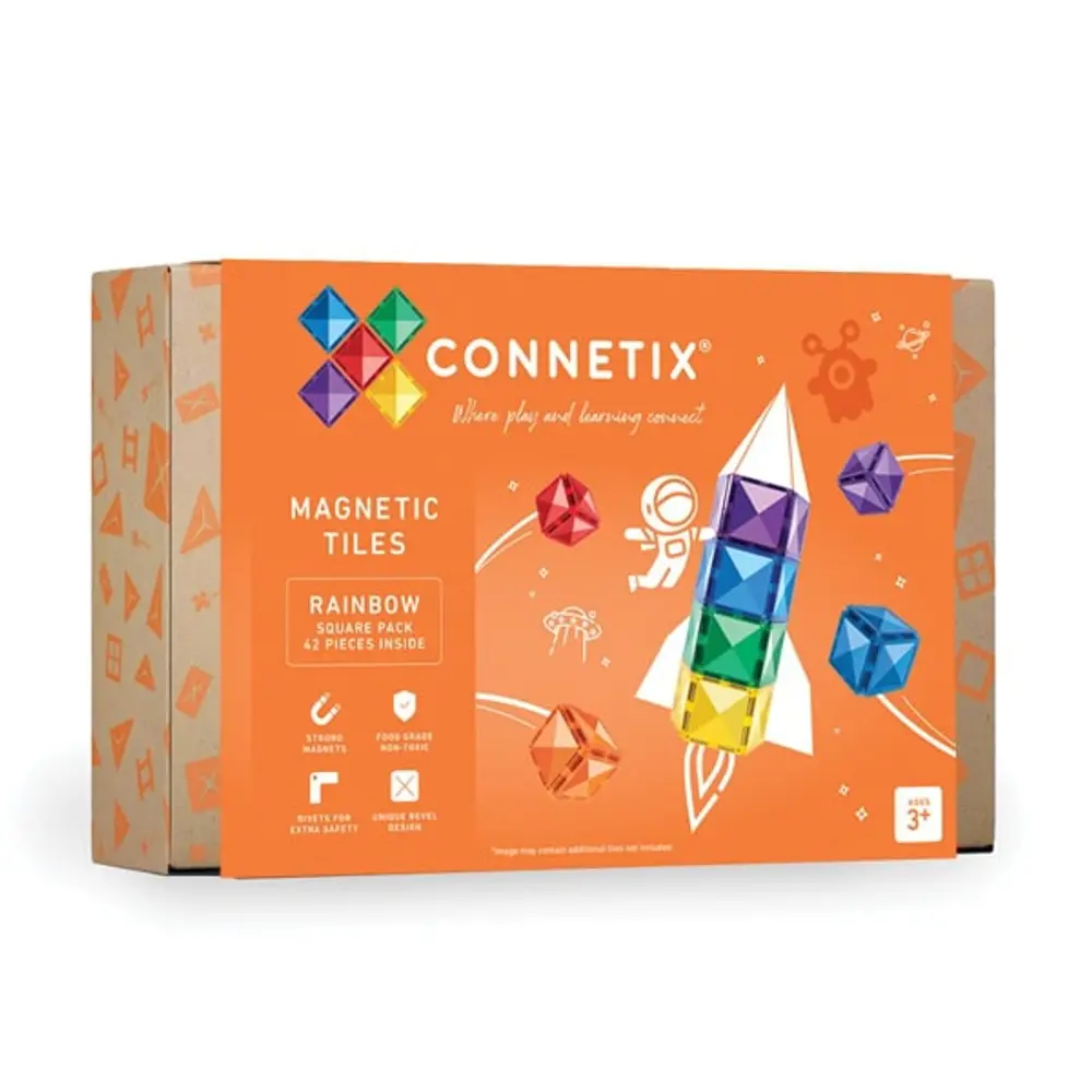 Square Pack Magnetsæt 42 Dele Rainbow