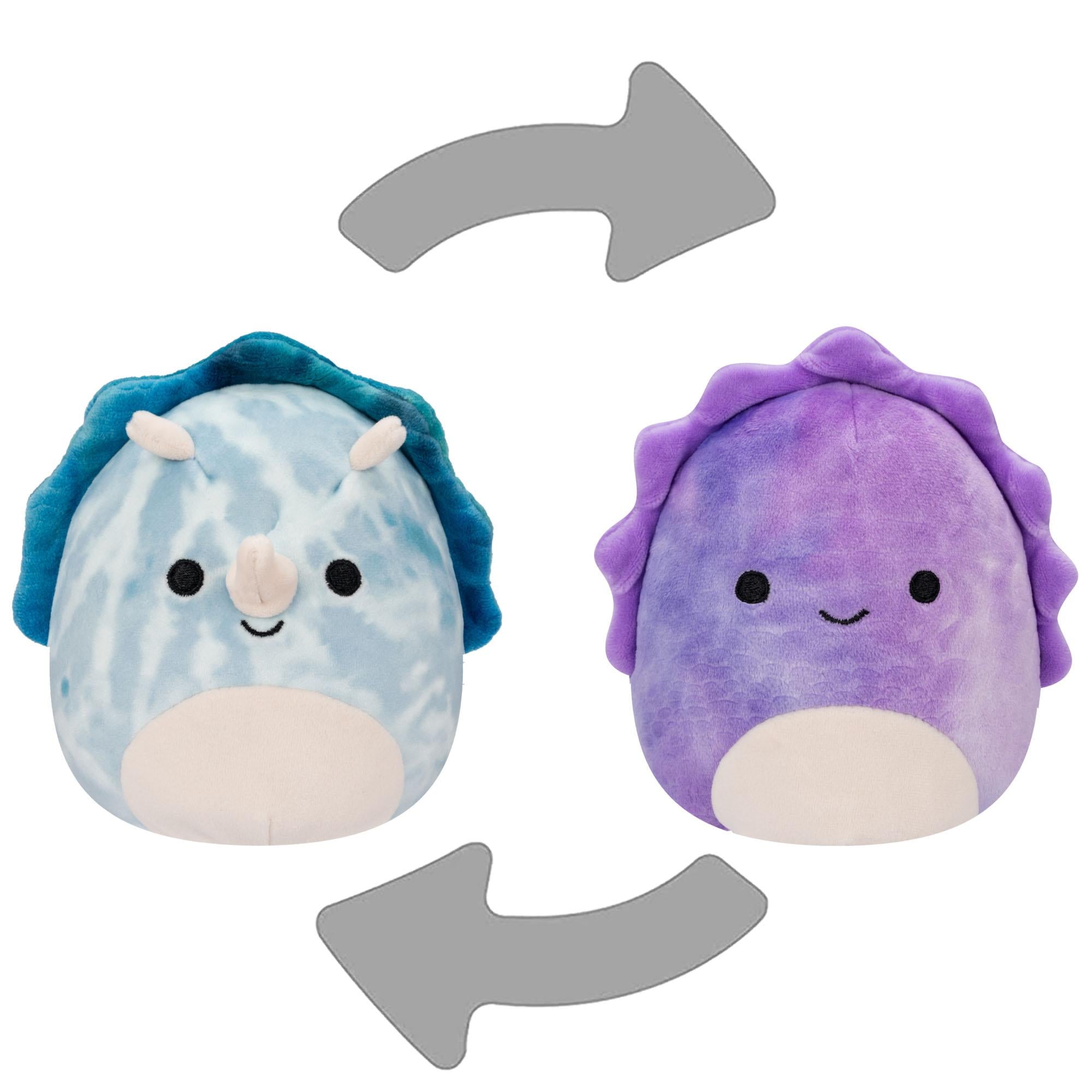 Squishmallows Flip Mallow Delilah The Purple Dino Jerome The Blue Dino 13