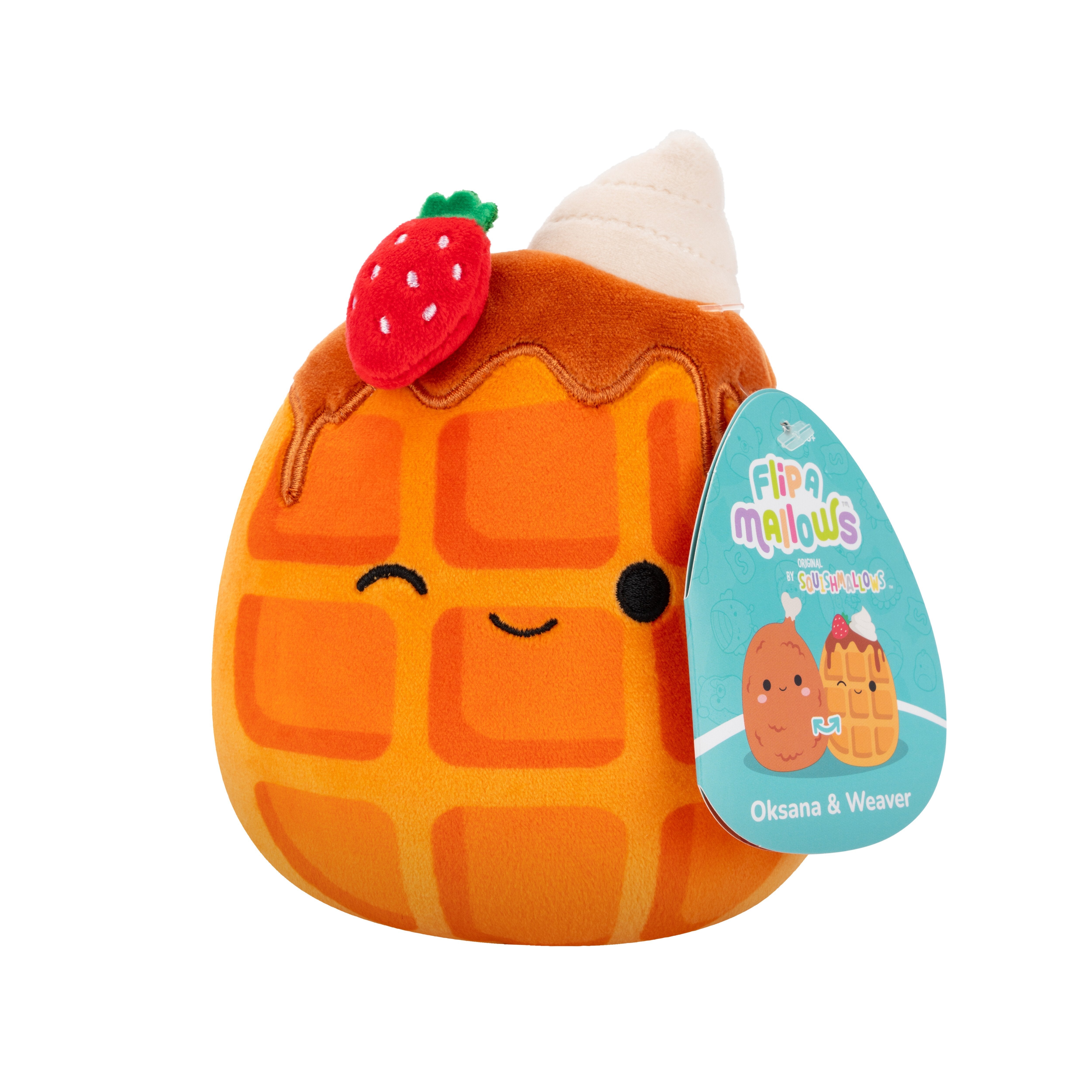 Squishmallows Flip   Mallow Oksana And Weaver 13 Cm