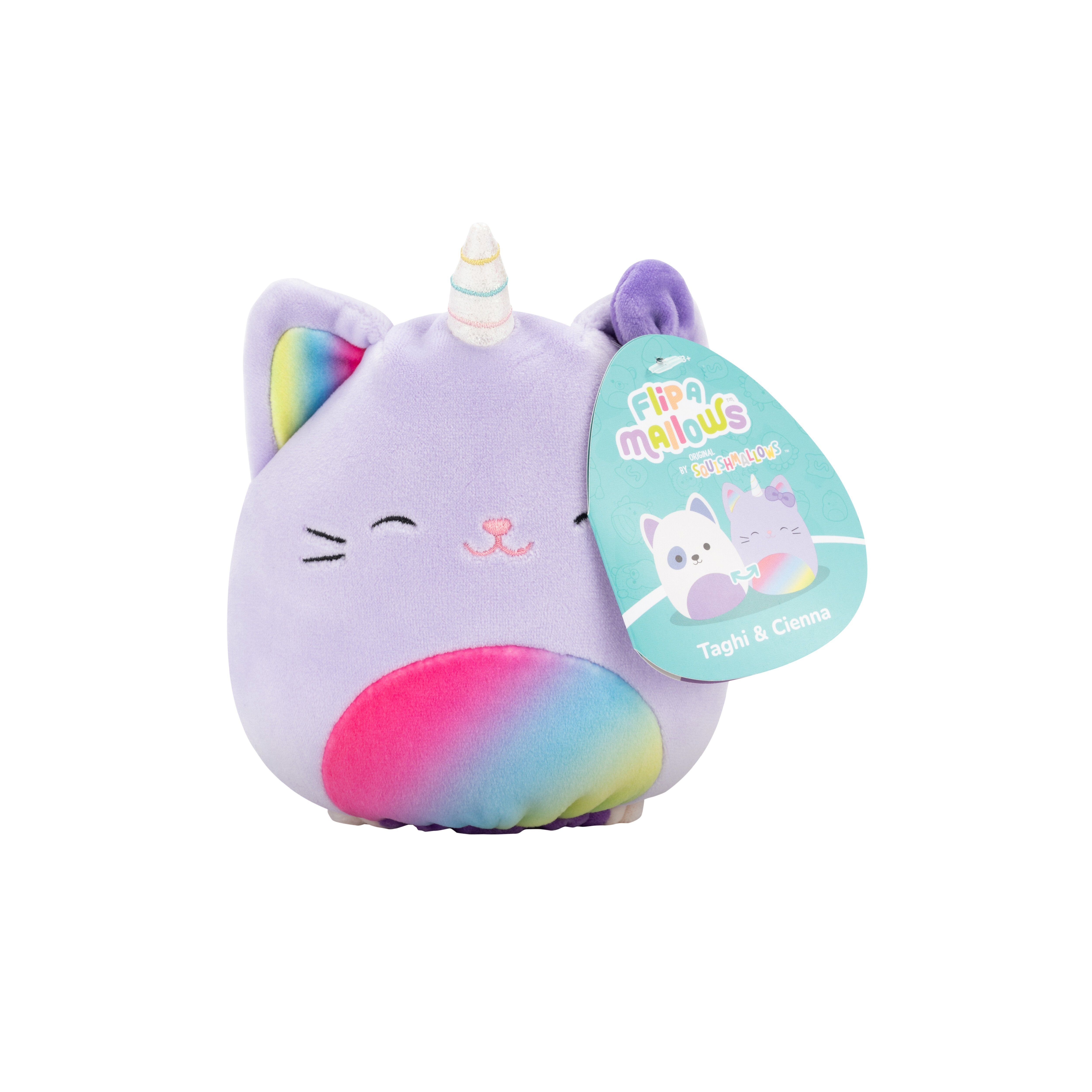 Squishmallows Flip   Mallow Taghi And Ciennar 13 Cm