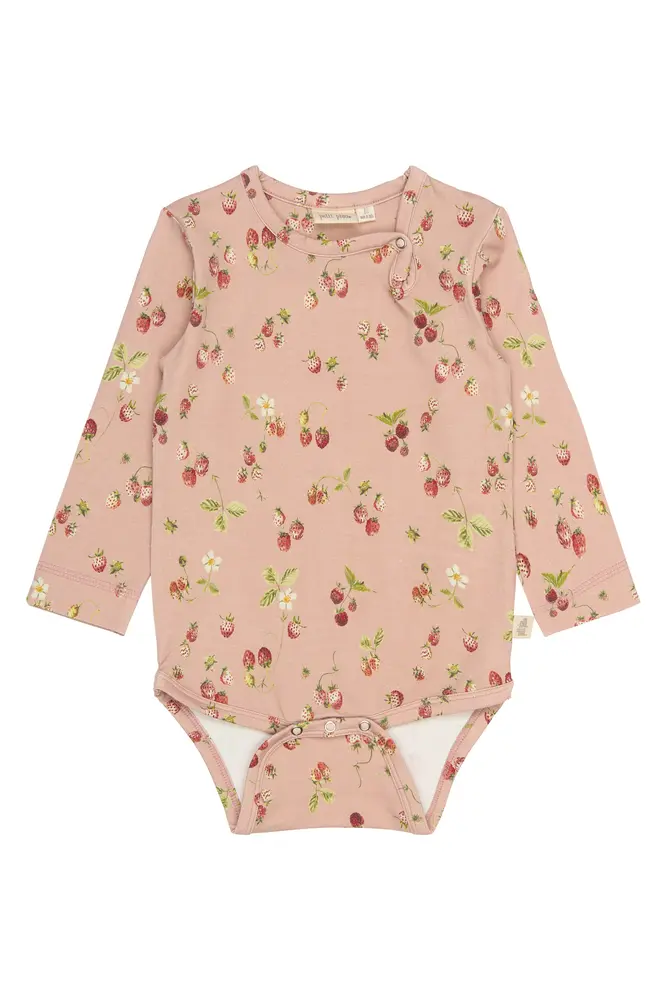 Star Langærmet Body Misty Rose Strawberry 92 Cm