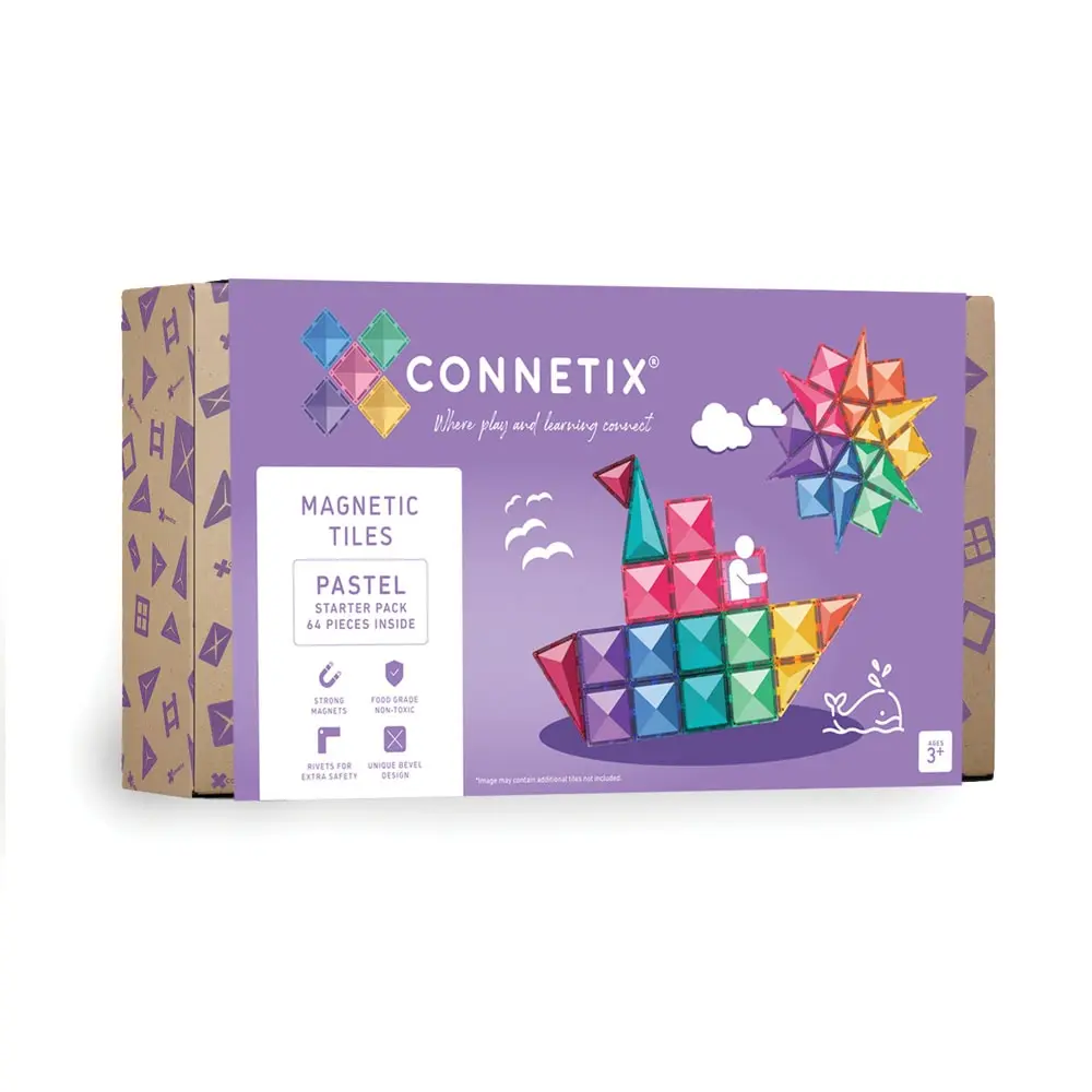 Starter Pack Magnetsæt 64 Dele Pastel