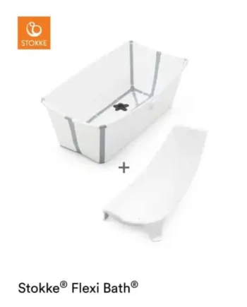 Stokkeâ  Flexi Bathâ  Sampak Hvid Grå
