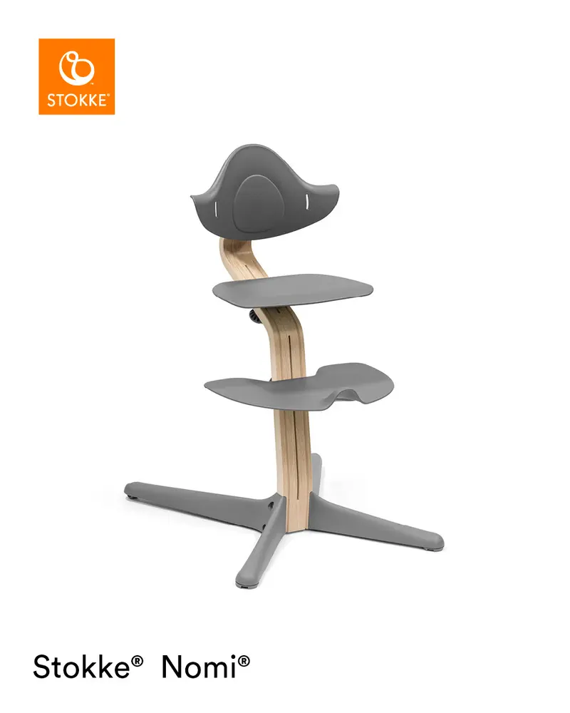 Stokke Nomi Stol Natural Grey