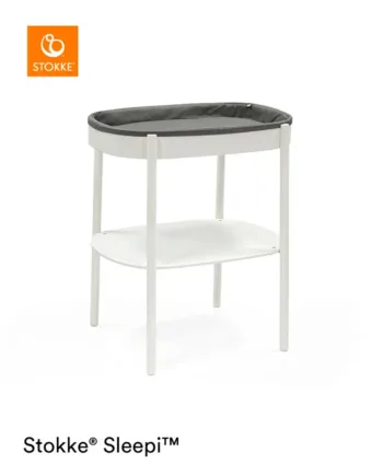 Stokke Sleepi Puslebord Hvid
