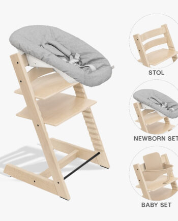 Stokke Tripp Trapp Bundle Højstol  Babyset Og Newborn Natur