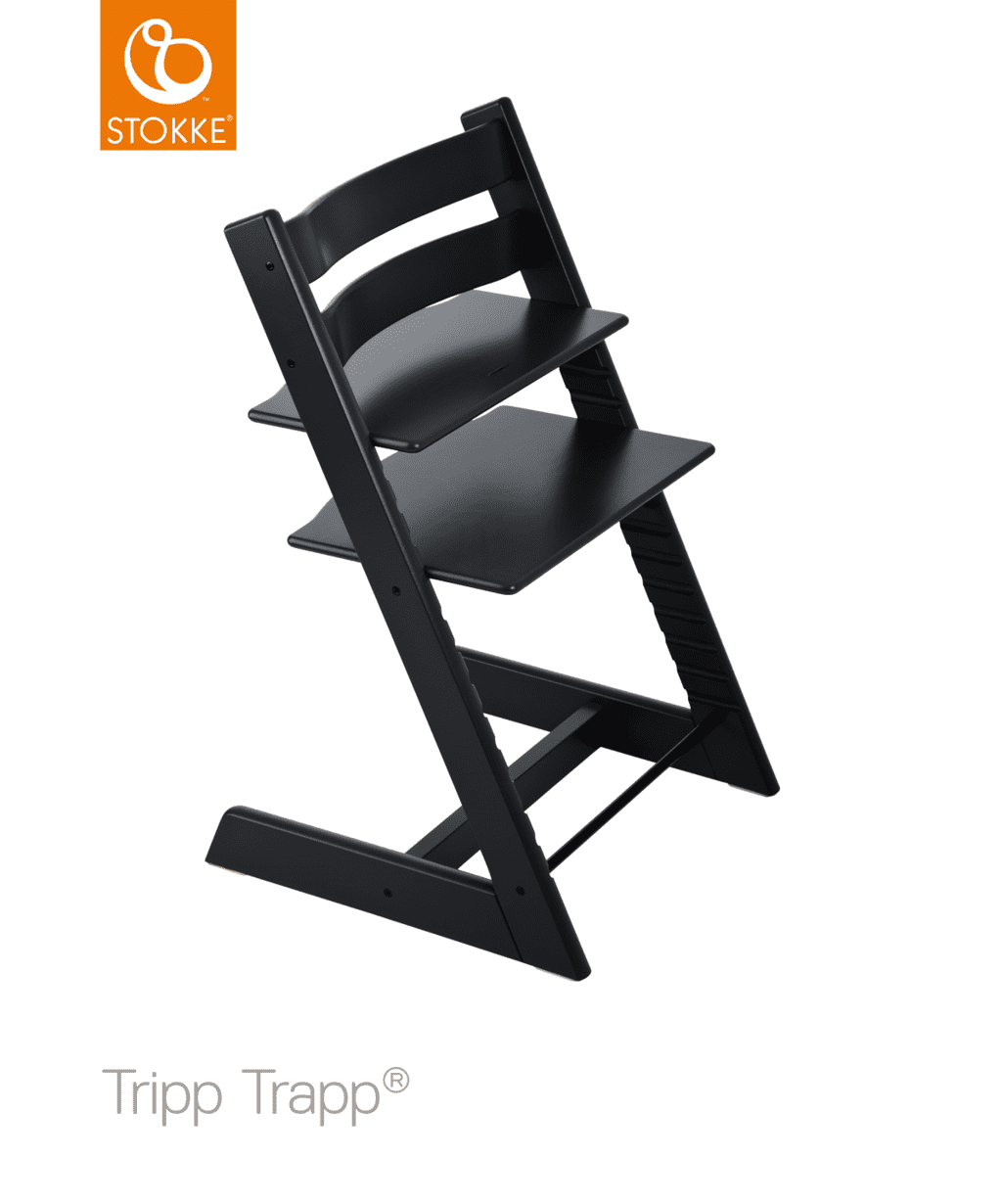 Stokkeâ Tripp Trappâ Højstol Black