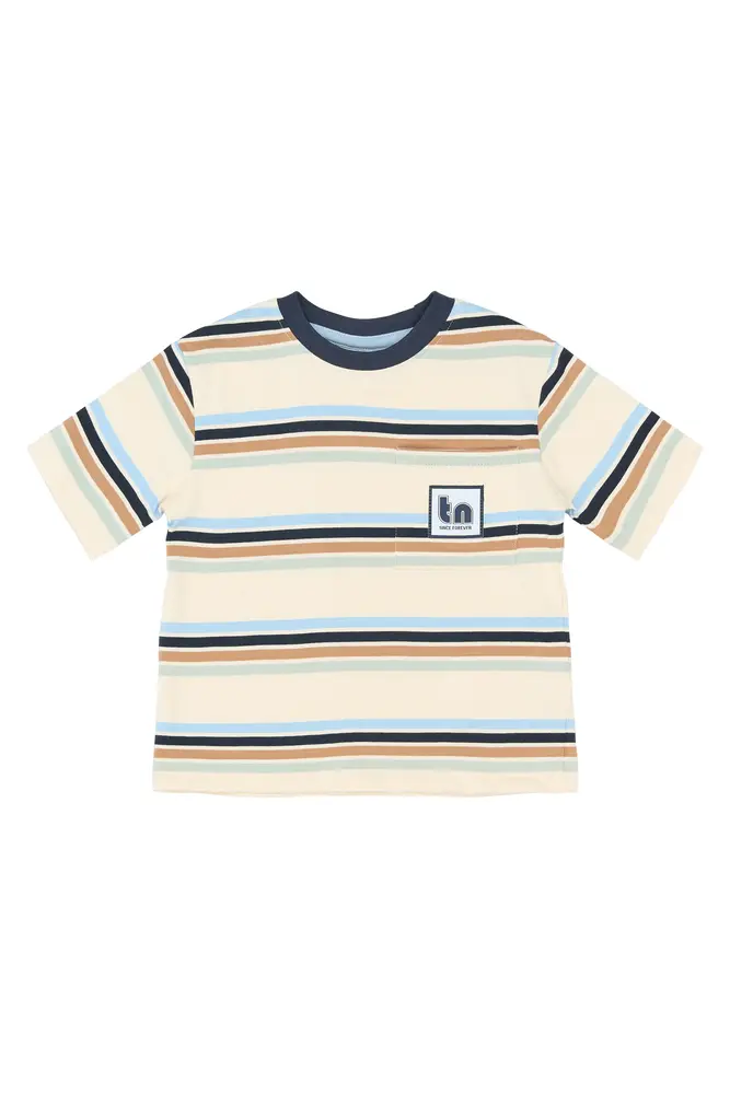 Stuart  -shirt Gardenia Striped 104