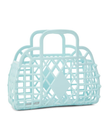 Sun Jellies Retro Kurv Lyseblå Mini