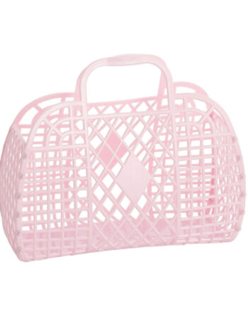 Sun Jellies Retro Kurv Lyserød Small