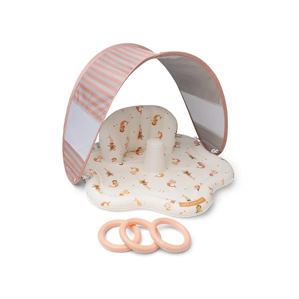Swim Essentials Baby Plaskestol Med Skygge Mermaid Bubbles