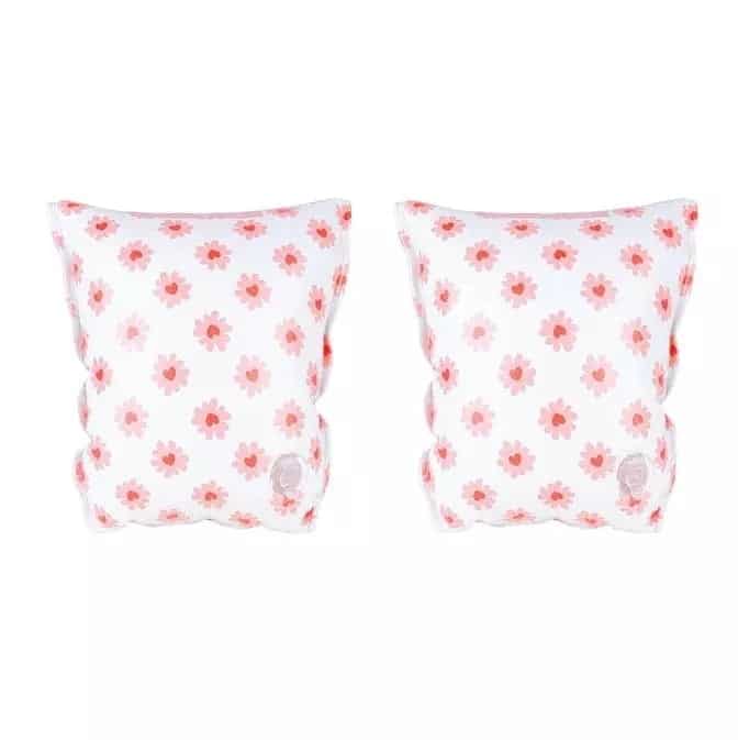 Swim Essentials Badevinger Blomster Hvid  -  år