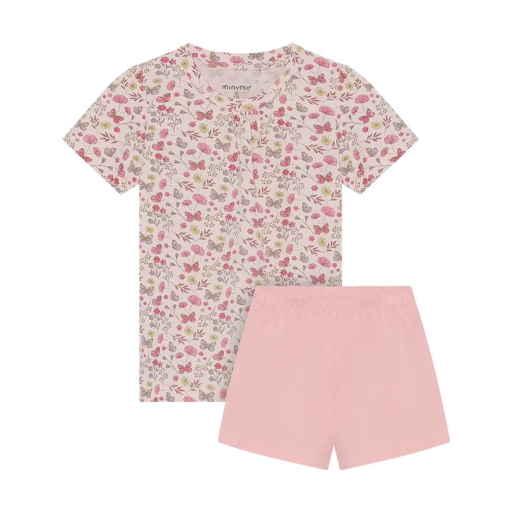 -shirt Og Shorts Sæt Raindrops On Roses 116