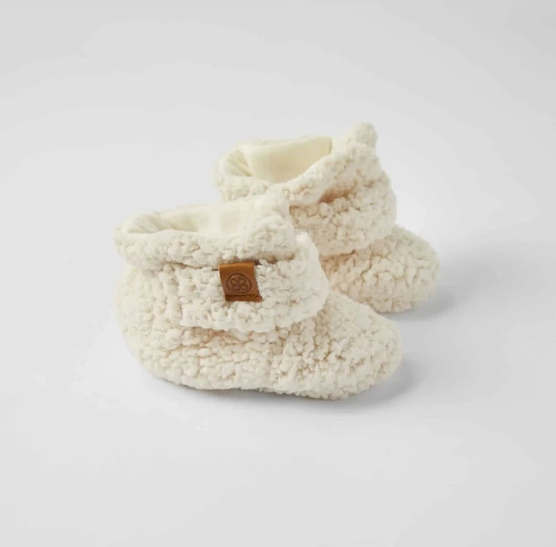 Teddy Booties Off White   -6m