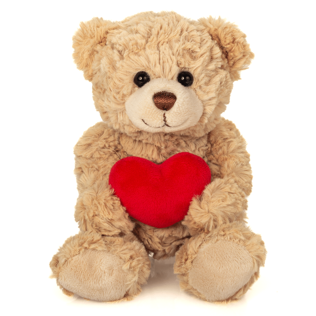 Teddy Hermann Beige Bamse Med Hjerte 20 Cm