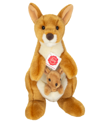 Teddy Hermann Kænguru Med Baby 30 Cm