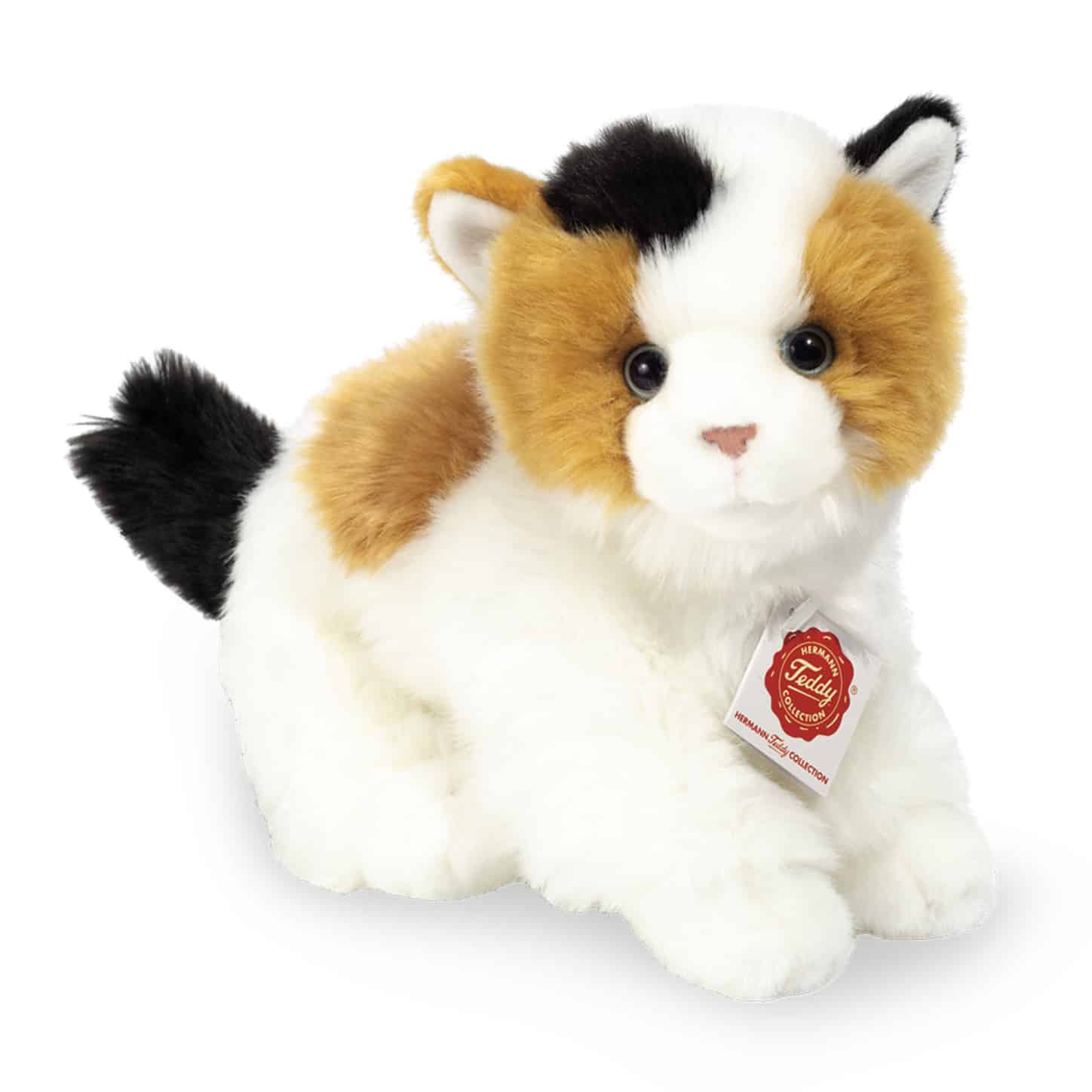 Teddy Hermann Kat Flerfarvet 24 Cm