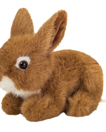Teddy Hermann Liggende Kanin Brun 17 Cm
