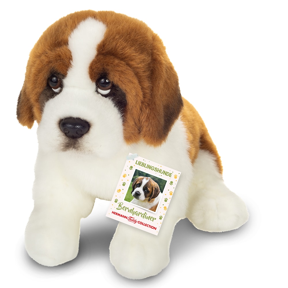 Teddy Hermann Siddende Sankt Bernhard 25 Cm