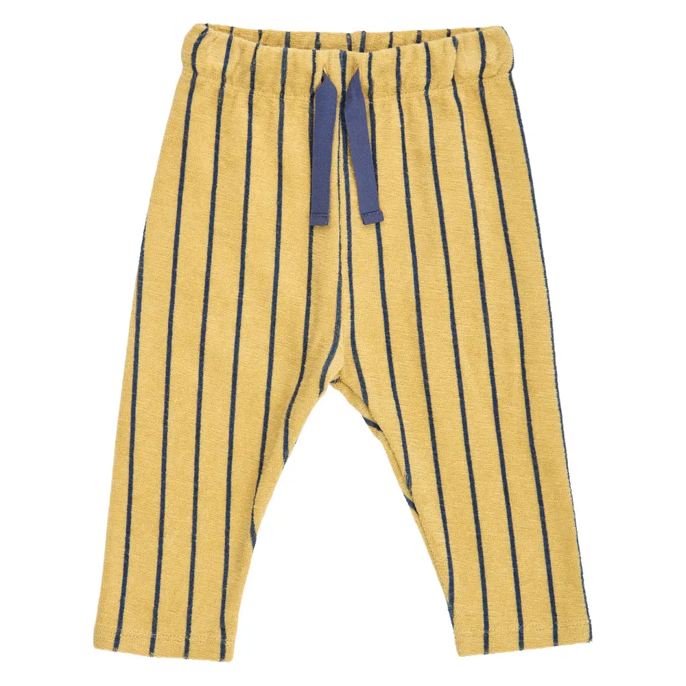 Terry Stribede Bukser Hemp  Navy 80