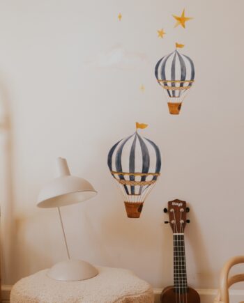 That Apos   Mine Wallsticker Drømmende Balloner Blue