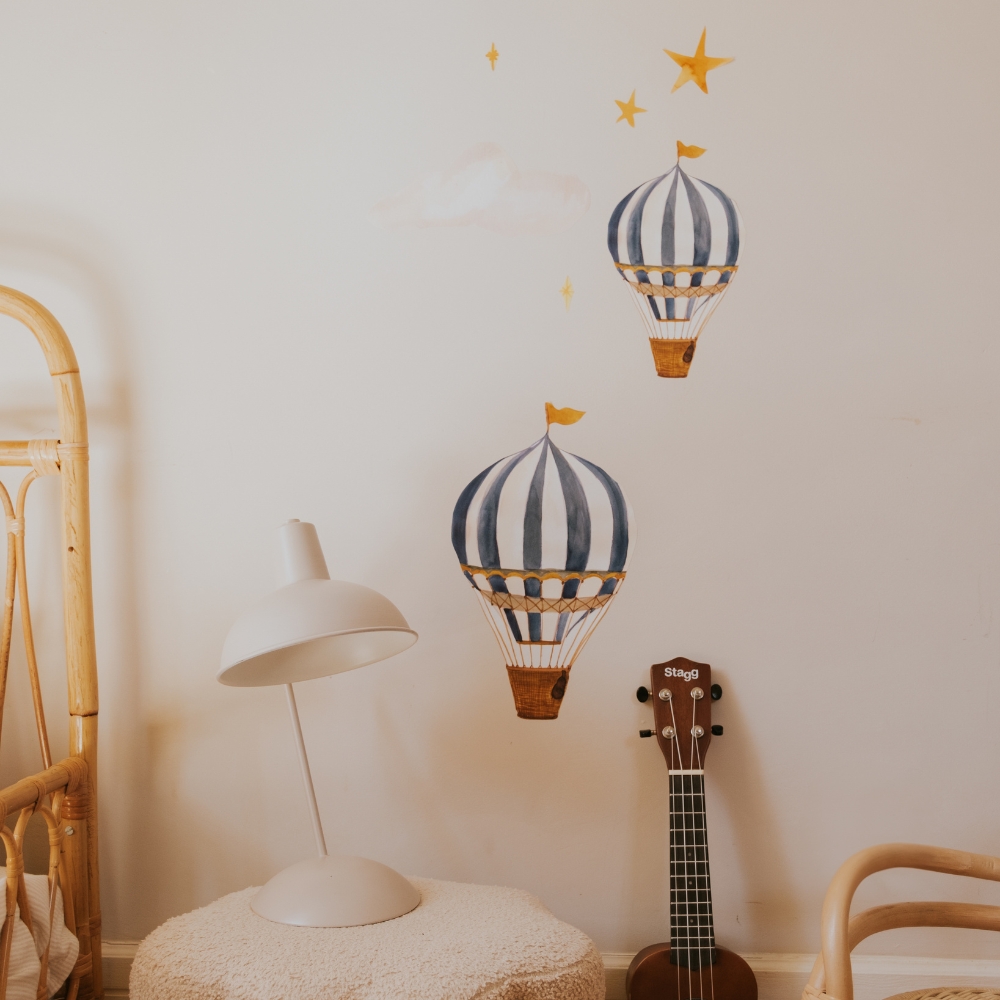 That Apos   Mine Wallsticker Drømmende Balloner Blue