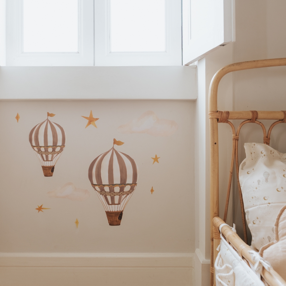 That Apos   Mine Wallsticker Drømmende Balloner Brown