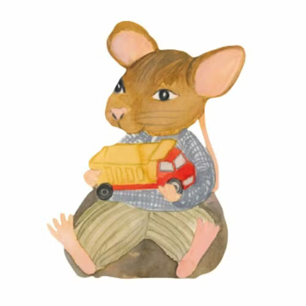 That X27   Mine Wallsticker Victor The Mouse