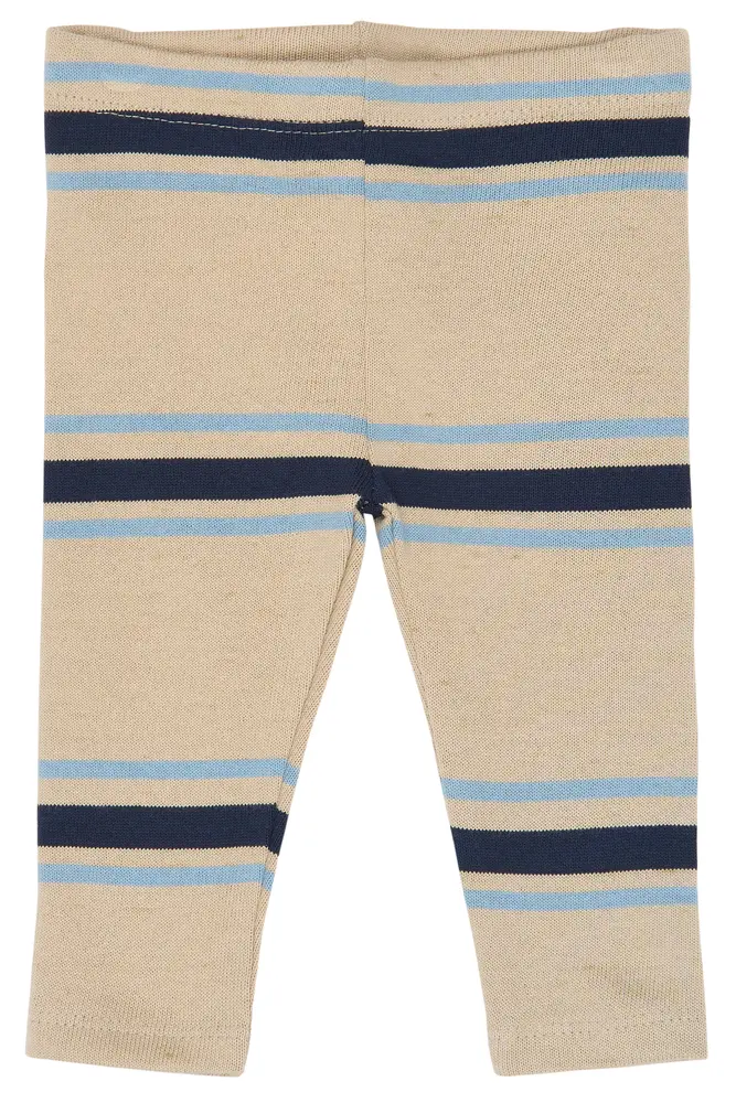 The New Siblings Theodor Leggings Humus Striped 56