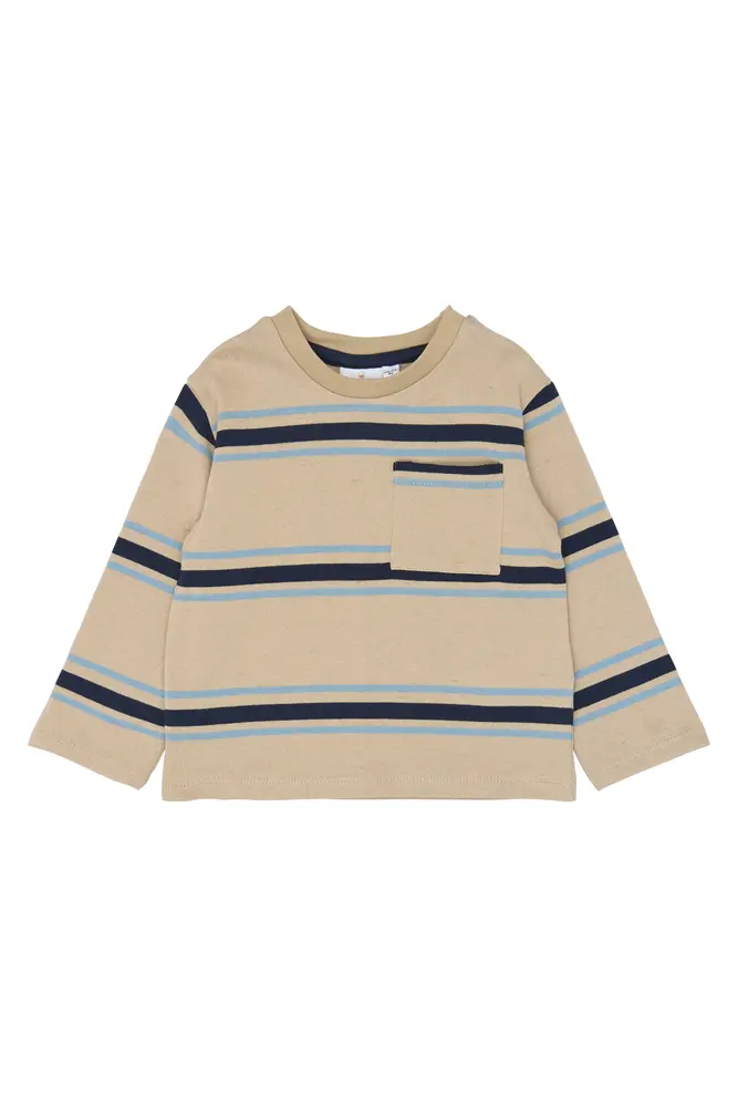 The New Siblings Theodor Trøje Humus Striped 98